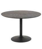 FonQ Anderson Eettafel - Ø 110 cm - Zwart, Ophalen, Rond, Zo goed als nieuw, Metaal