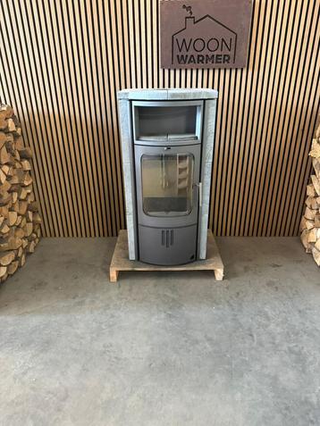 25176 Speksteenkachel hout cv kachel Hark 9kw beschikbaar voor biedingen