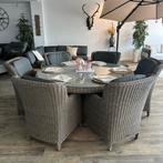Ronde Wicker Tuinset 4 Seasons Outdoor (4SO) – ZGAN, Verzenden, ., Zo goed als nieuw, .