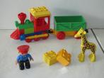 Duplo trein met machinist en giraf, Duplo, Gebruikt, Ophalen of Verzenden