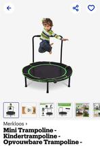 Mini trampoline opvouwbare trampoline Tech green, Kinderen en Baby's, Speelgoed | Buiten | Trampolines, Nieuw, Ophalen