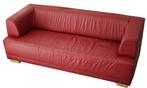 Mooie rode bank!, Driepersoons, Ophalen of Verzenden, Zo goed als nieuw, 200 tot 250 cm