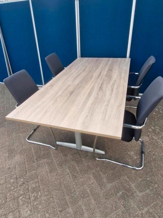 Ahrend/ Gispen vergadertafel met nieuw blad 200x100, Huis en Inrichting, Bureaus, Zo goed als nieuw, Bureau, Ophalen of Verzenden