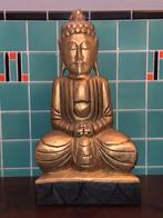 Grote houten Boeddha uit Thailand, Ophalen of Verzenden, Zo goed als nieuw