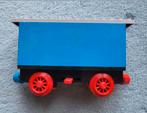 Lego trein 4,5 Volt blauwe rails batterij wagon (Defect), Ophalen of Verzenden, Gebruikt, Complete set, Lego