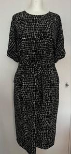 Warehouse jurk bruin/wit print maat 42, Bruin, Maat 42/44 (L), Ophalen of Verzenden, Zo goed als nieuw