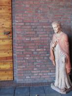 Groot terracotta Christus beeld Heilig Hart door Wim Harzing, Antiek en Kunst, Antiek | Religie, Ophalen