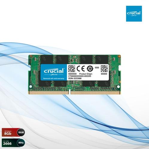 Crucial DDR4  SO-DIMM 8GB -2666Mhz - Notebook RAM, Computers en Software, RAM geheugen, Zo goed als nieuw, Laptop, 8 GB, DDR4