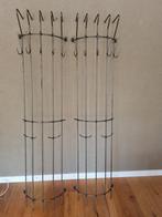 Twee vintage metalen kapstokken, Gebruikt, Metaal, 150 tot 200 cm, Ophalen