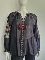 Summum top Sushi Voile Embroidery. Maat 42, Zwart, Kleding | Dames, Blouses en Tunieken, Summum, Nijmegen, Zwart, Ophalen of Verzenden