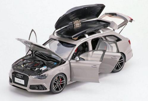 1:18 Audi RS6 Avant C7, Kleur: Nardogrijs, Hobby en Vrije tijd, Modelauto's | 1:18, Nieuw, Auto, Overige merken, Ophalen of Verzenden