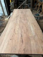 Mooie hardhouten boomstam tafel 2m40 bij 1m, 200 cm of meer, Zo goed als nieuw, Rechthoekig, 50 tot 100 cm