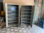 Metalen archiefkasten, magazijnkast,, Huis en Inrichting, Kasten | Roldeurkasten en Archiefkasten, Ophalen, Gebruikt, 100 tot 150 cm