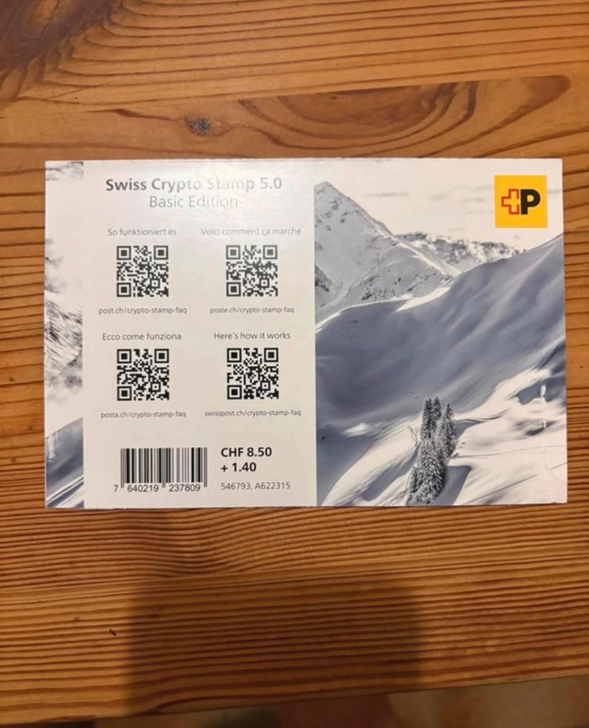 ≥ Zeldzame Swiss Crypto Stamp 5.0 - Basic Edition — Postzegels | Volle  albums en Verzamelingen — Marktplaats