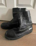 Zwarte leren boots maat 42, Zwart, Boots, Ophalen of Verzenden, Gedragen