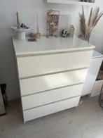 IKEA Malm kast wit 4 lades, Ophalen, Gebruikt, 100 tot 150 cm, 50 tot 100 cm
