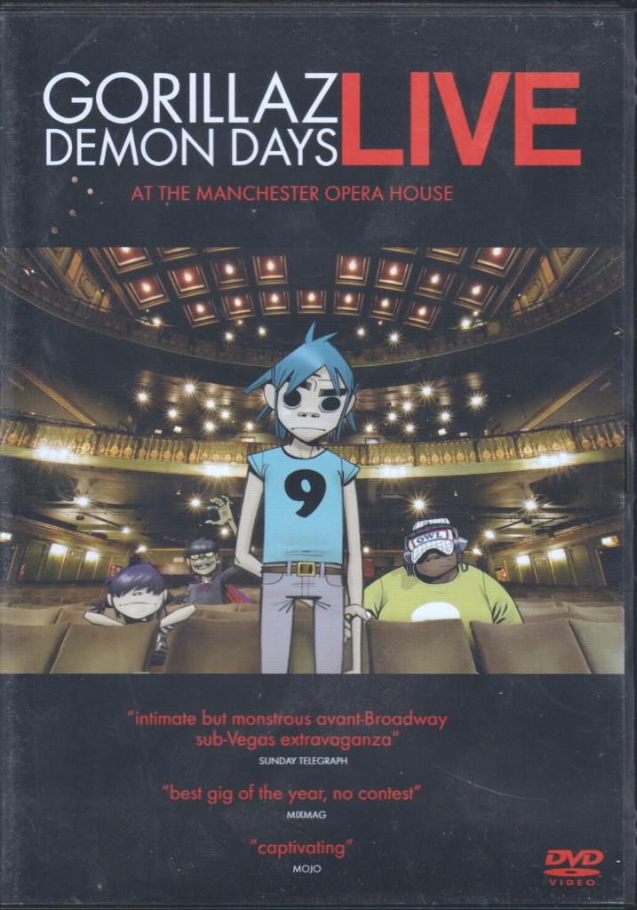 Gorillaz - Demon days live, Cd's en Dvd's, Dvd's | Muziek en Concerten, Nieuw in verpakking, Muziek en Concerten, Alle leeftijden