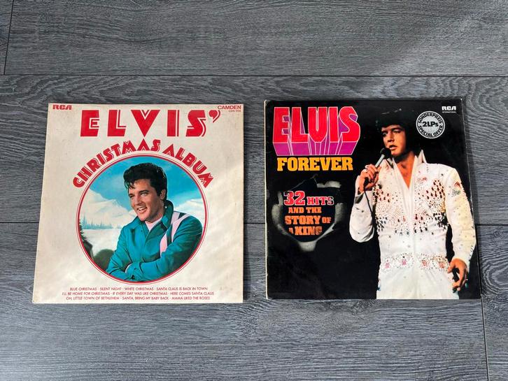 Elvis Presley LP's - Christmas Album & Forever, Cd's en Dvd's, Vinyl | Rock, Gebruikt, 12 inch, Ophalen of Verzenden