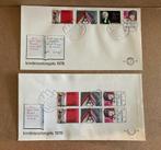 Nederland 1e dag enveloppen kinderpostzegels, Ophalen of Verzenden, Envelop
