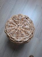 Poef rotan/bamboe, Ophalen, Minder dan 50 cm, Rond, Zo goed als nieuw