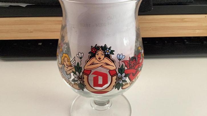 Duvel Collection Glas Morrison Schiffmacher 2020, Verzamelen, Biermerken, Zo goed als nieuw, Glas of Glazen, Duvel, Ophalen of Verzenden