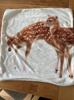 Lekker zacht kussenhoesje, fluweel met teddystof, Ophalen of Verzenden, Zo goed als nieuw, Wit, Vierkant