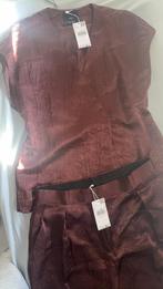 Nieuwe MNG Bruine Jurk Maat L, Kleding | Dames, Ophalen of Verzenden, Nieuw, Maat 42/44 (L), Bruin