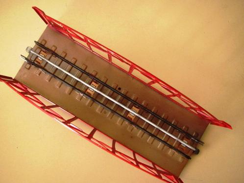 MäRKLIN H0 467 BRUG 18 cm middenleider 1947 rails hol 800, Hobby en Vrije tijd, Modeltreinen | H0, Zo goed als nieuw, Overige typen