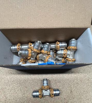 ponor S-press T-stuk 16mm metaal doos 80 stuks NIEUW PARTIJ! beschikbaar voor biedingen