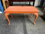 Oranje tafeltje, Huis en Inrichting, Ophalen, Gebruikt, 50 tot 100 cm, 25 tot 50 cm