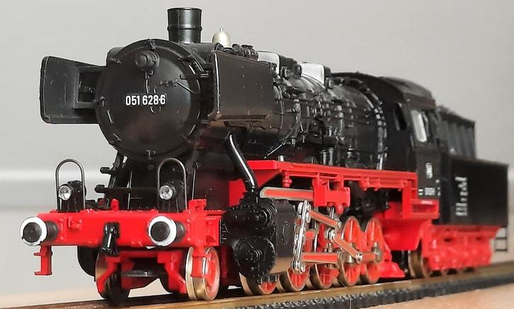 Fleischmann 4177 (H0) Stoomloc BR 051 (DB) | Rookgenerator, Hobby en Vrije tijd, Modeltreinen | H0, Gebruikt, Locomotief, Gelijkstroom
