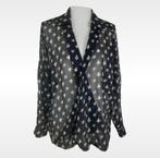 Nikkie Semi-Transparante Blouse Zwart Sterren XS, Kleding | Dames, Verzenden, Zwart, Zo goed als nieuw, Nikkie