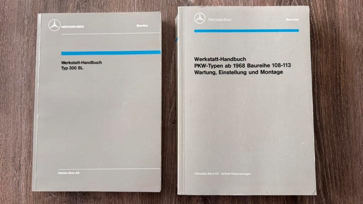 Mercedes-Benz werkstatthandbücher 300 SL & Baureihe 108-113, Boeken, Auto's | Boeken, Zo goed als nieuw, Mercedes, Ophalen of Verzenden