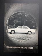 Oude reclame / Advertentie AUDI 100 LS 1969, Ophalen of Verzenden, Gelezen, Audi