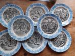 8 borden napoleon societe ceramique Maastricht, Antiek en Kunst, Antiek | Servies compleet, Ophalen of Verzenden