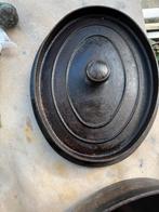 STAUB Gietijzeren Braadpan, Huis en Inrichting, Keuken | Potten en Pannen, Gebruikt, Ophalen of Verzenden, Koekenpan of Braadpan
