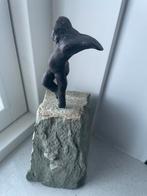 Bronzen vrouwentorso op natuurstenen sokkel | 1970-2020, Ophalen of Verzenden