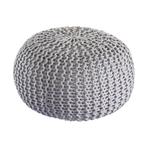 Premium Gebreide Poef Ø55 cm – Buiten poef, Kunststof, Verzenden, Nieuw, Loungeset