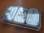 Schöne Edelmetaal: 3 x 100 gram zilverbaar. Puur zilver., Postzegels en Munten, Edelmetalen en Baren, Ophalen of Verzenden, Zilver