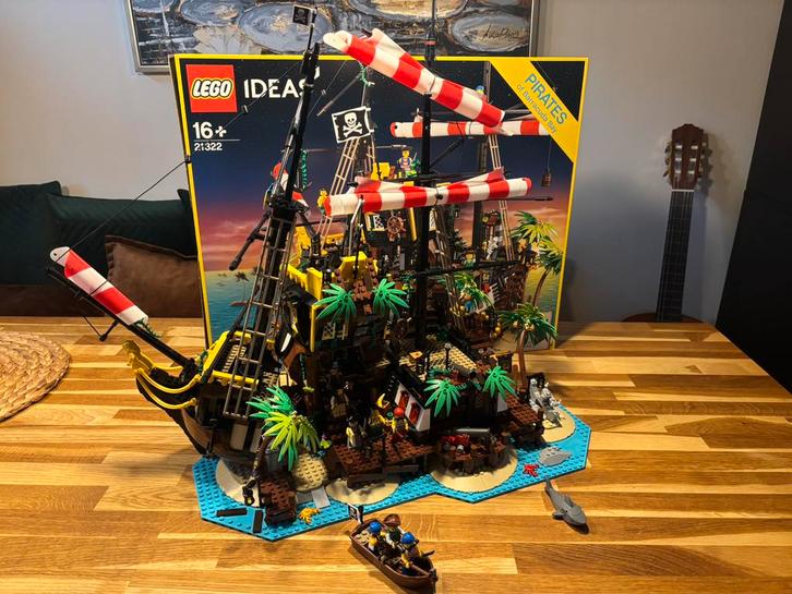 Lego 21322 Pirates of Barracuda Bay! Compleet incl extra’s!, Kinderen en Baby's, Speelgoed | Duplo en Lego, Zo goed als nieuw