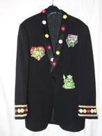 Leuk zwart OETELDONK/DEN BOSCH jas met emblemen (1), Ophalen, Carnaval, Maat 48/50 (M), Kleding