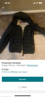 Parajumper jas maat 12, Parajumpers, Ophalen of Verzenden, Zo goed als nieuw, Zwart