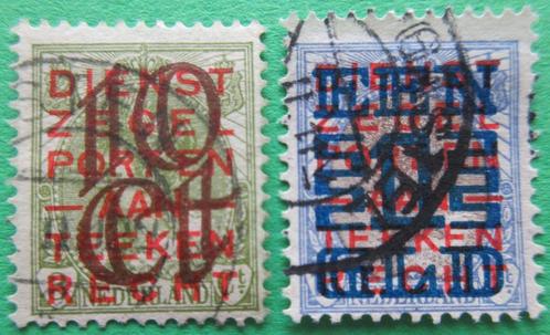 Nederland 3 NVPH 132 - 133 Opruimingsuitgifte 1923 gestempel, Postzegels en Munten, Postzegels | Nederland, Gestempeld, T/m 1940