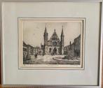 Ets van Anna Doedijns van het Binnenhof in Den Haag, Antiek en Kunst, Kunst | Etsen en Gravures, Ophalen