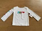 Superleuk nieuw shirt Gap meisje wit roze 80 12-18 maanden, Nieuw, Gap, Meisje, Shirtje of Longsleeve