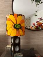 Vintage tafellamp, Ophalen of Verzenden, Zo goed als nieuw, Stof, Minder dan 50 cm
