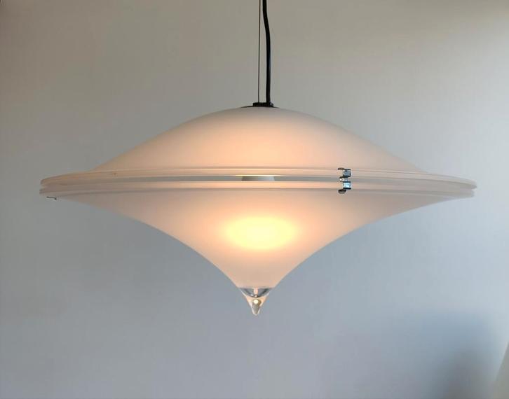 Tre Ci Luce Alien grande hanglampen 4x, Huis en Inrichting, Lampen | Hanglampen, Zo goed als nieuw, Minder dan 50 cm, Glas, Overige materialen
