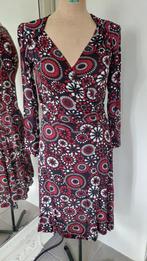 Jurk viscose tricot 40-42, Ophalen of Verzenden, Zo goed als nieuw, Maat 42/44 (L), Onder de knie