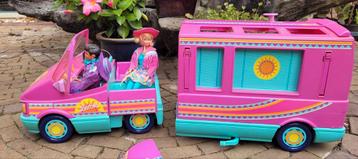 Vintage 1988 Barbie Western Fun Motor Home camper beschikbaar voor biedingen