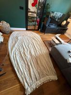 Witte/beige gordijnen set van 7, Ophalen, Zo goed als nieuw, Beige, 150 tot 200 cm